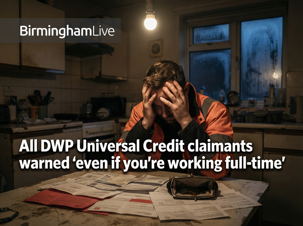 All DWP Universal Credit claimants warned 'even if you're working full-time'