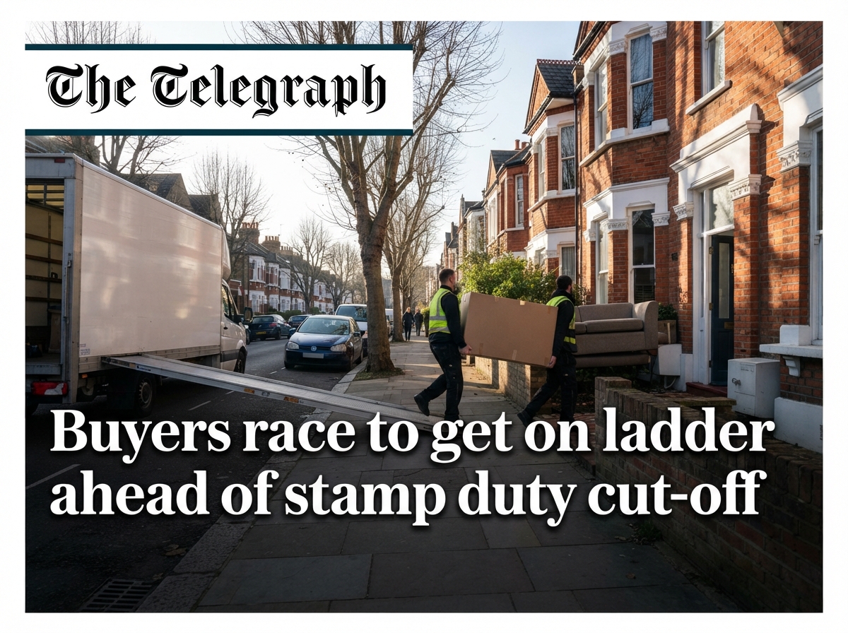 Buyers race to get on ladder ahead of stamp duty cut-off