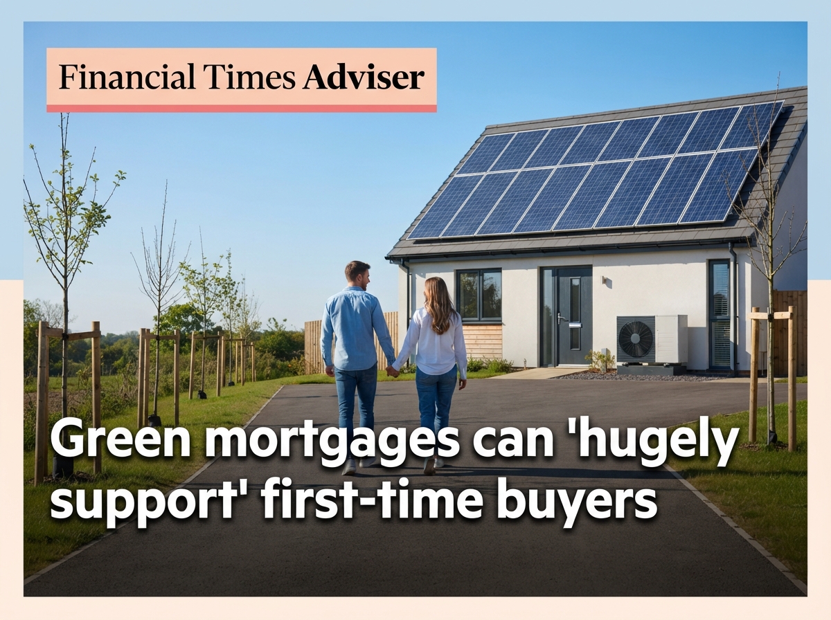 Green mortgages can 'hugely support' first-time buyers