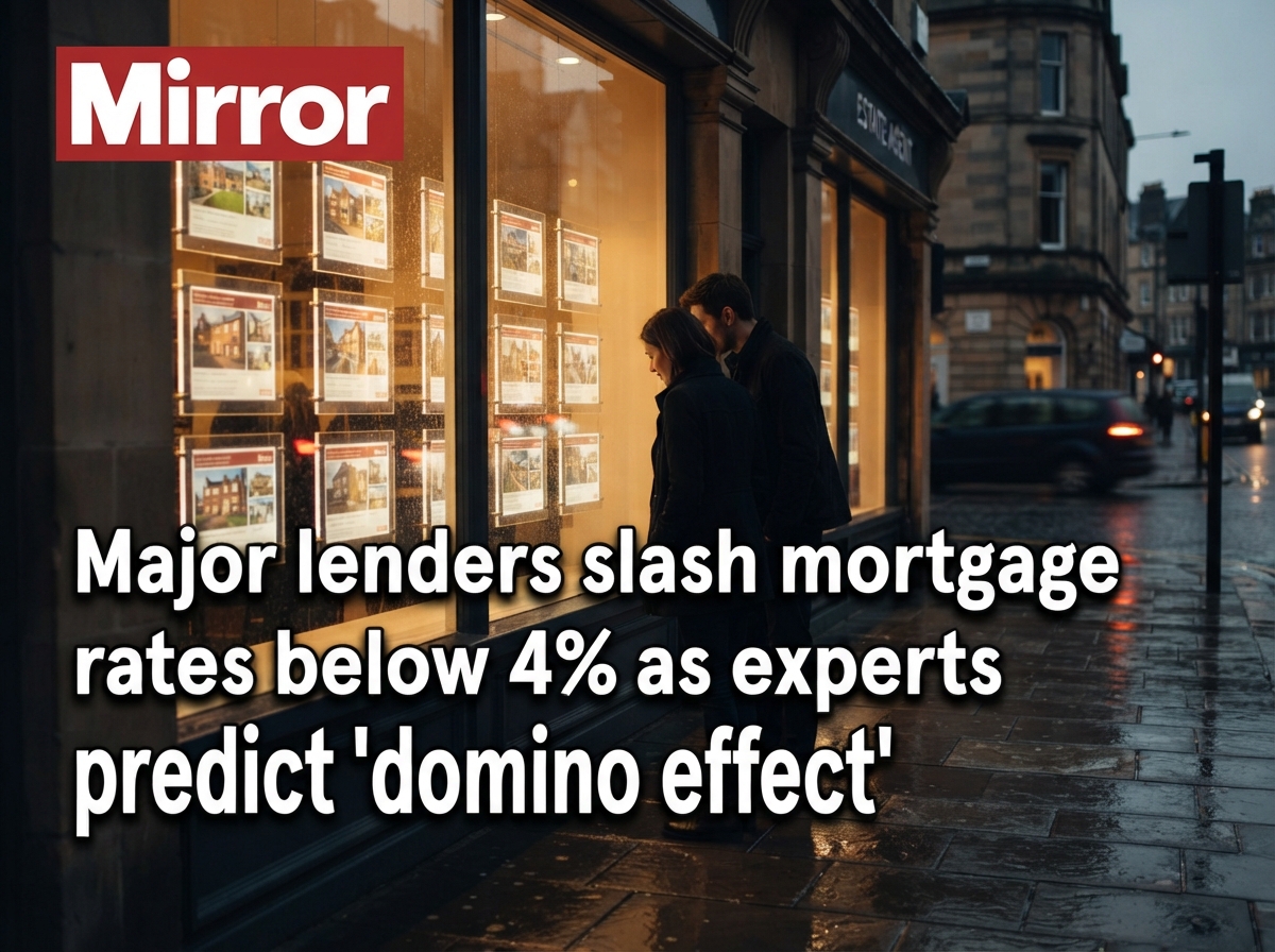 Major lenders slash mortgage rates below 4% as experts predict 'domino effect'