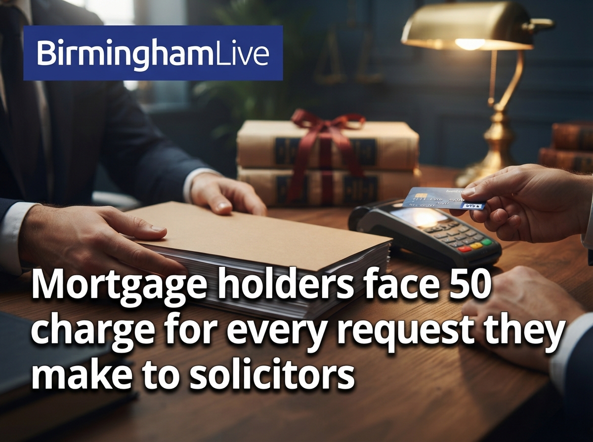 Mortgage holders face 50 charge for every request they make to solicitors