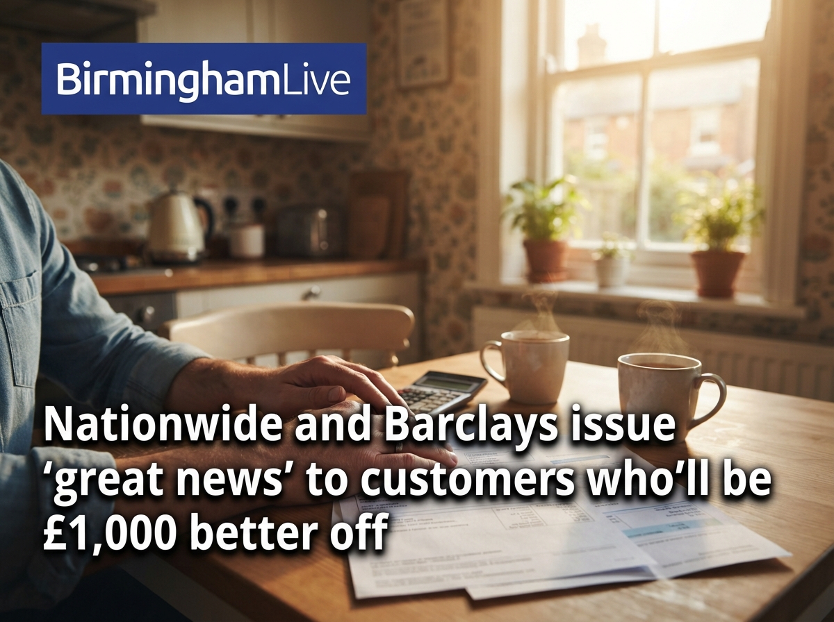 Nationwide and Barclays issue 'great news' to customers who'll be 1,000 better off