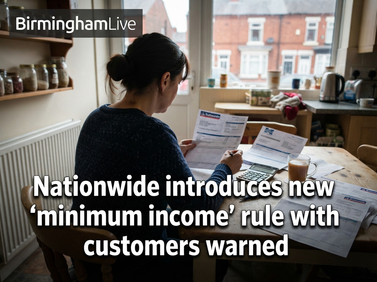 Nationwide introduces new 'minimum income' rule with customers warned