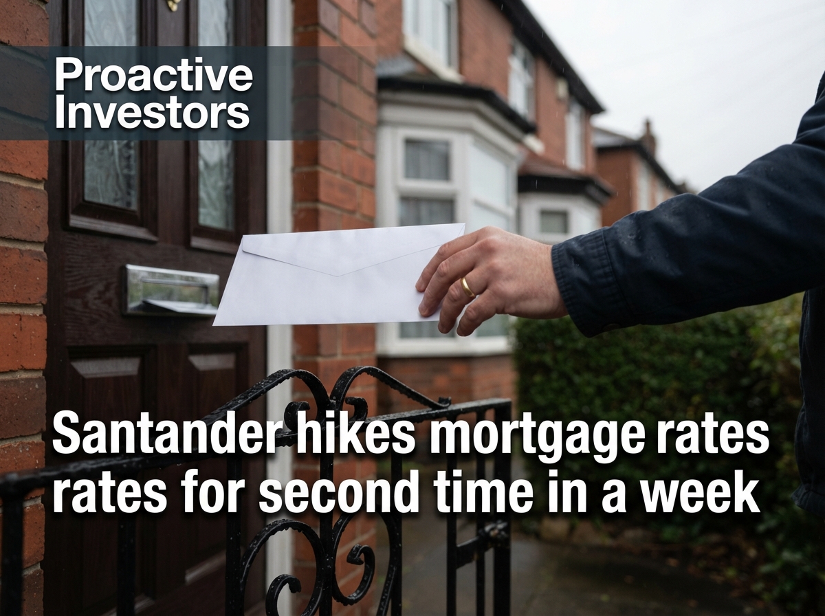 Santander hikes mortgage rates for second time in a week