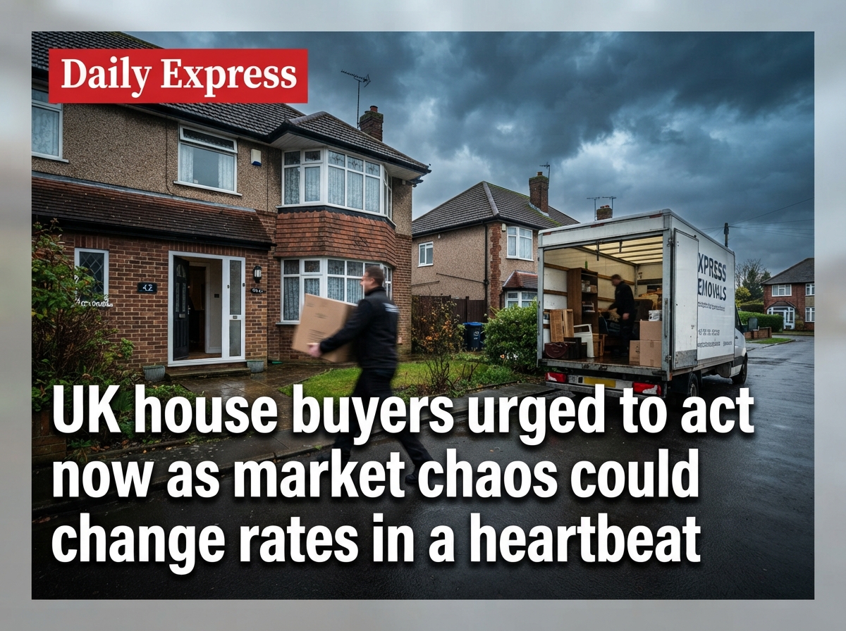 UK house buyers urged to act now as market chaos could change rates in a heartbeat