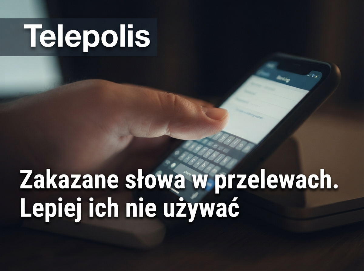 Zakazane słowa w przelewach. Lepiej ich nie używać
