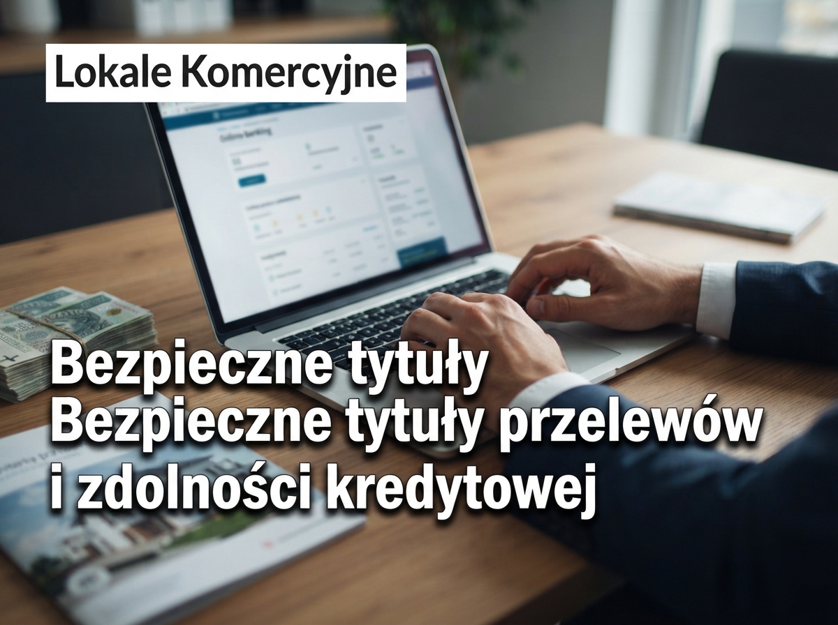 Bezpieczne tytuły przelewów dla spokoju i zdolności kredytowej